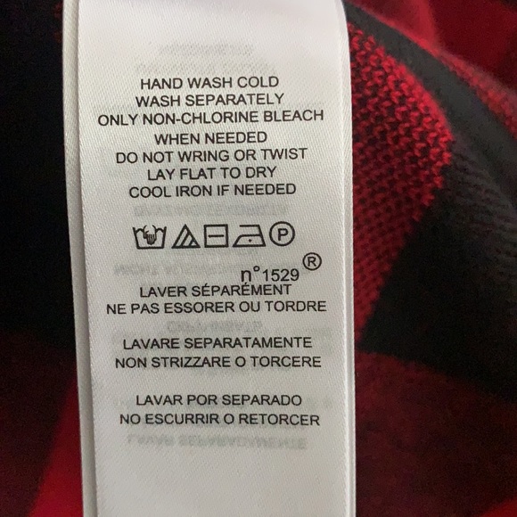 Lauren Buffalo Check Poncho Sweater - Picture 9 of 10